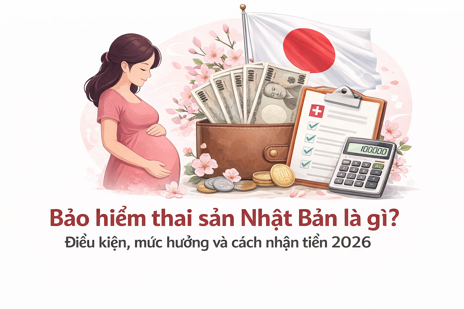 Bảo hiểm thai sản Nhật Bản là gì? Điều kiện, mức hưởng và cách nhận tiền 2026