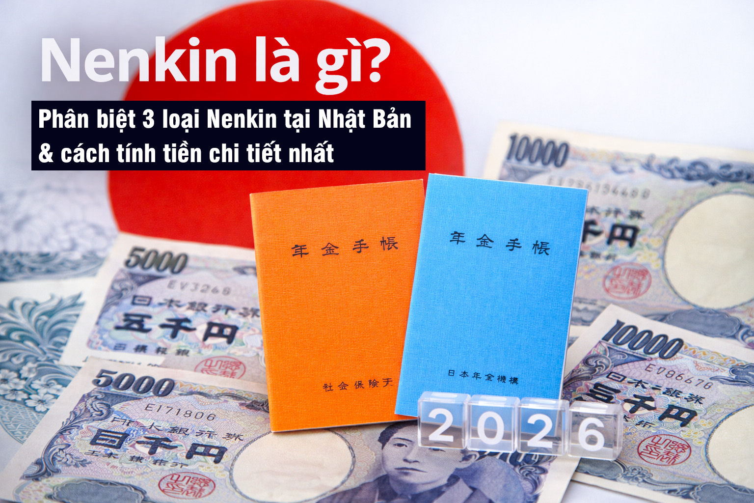 Nenkin là gì? Phân biệt 3 loại Nenkin tại Nhật Bản và cách tính tiền chi tiết 2026