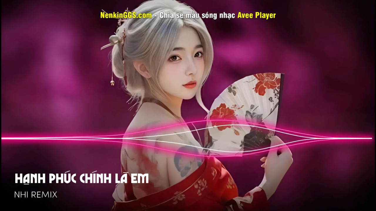 Sóng Nhạc Laze Nonstop Ảnh Nháy Âm Bản Mới Nhất 2026 – Template Avee Player Free Download