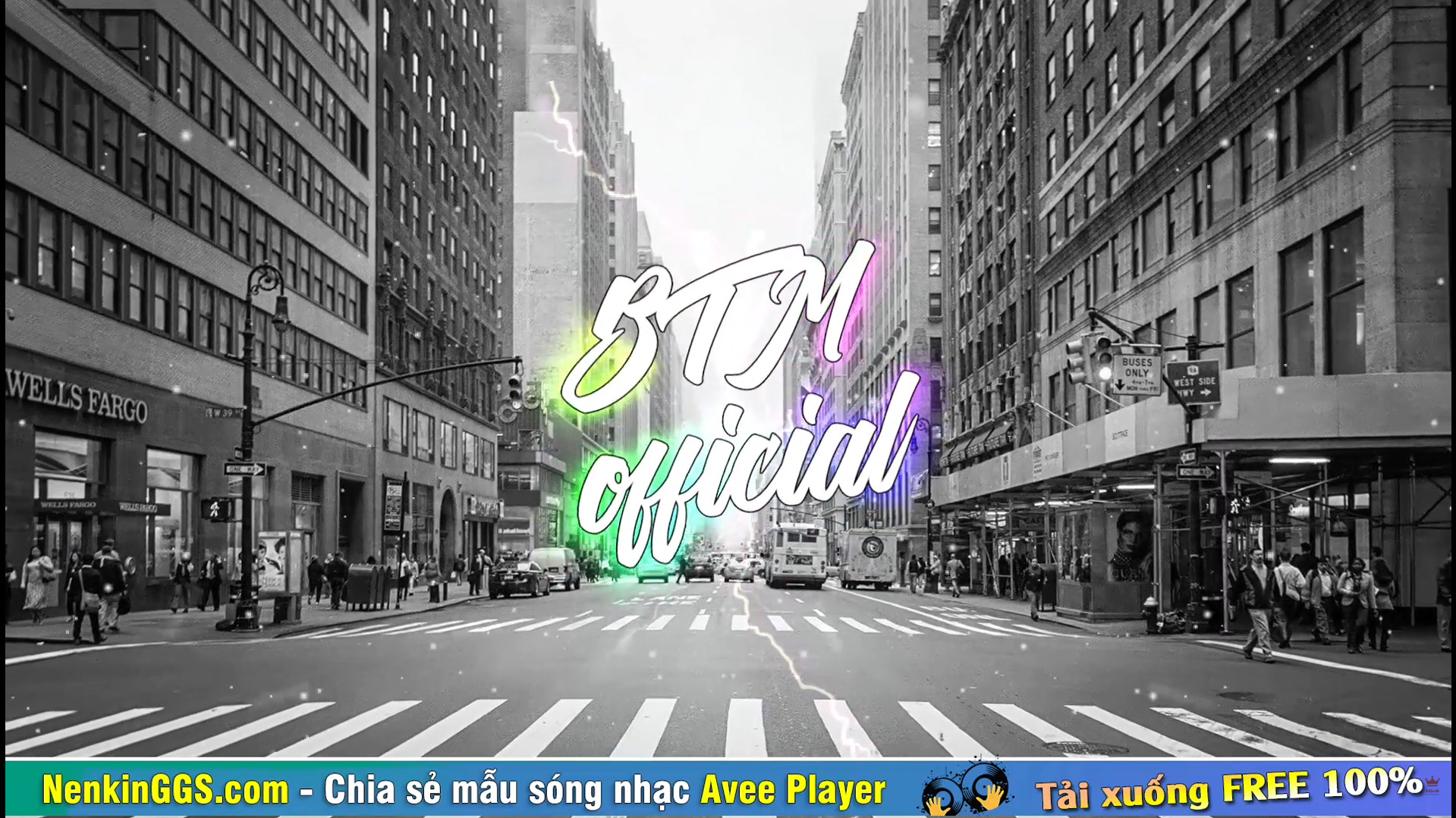 EDM Rainbow Beat Logo Music Visualizer for Avee Player – Free Template Download 2026
